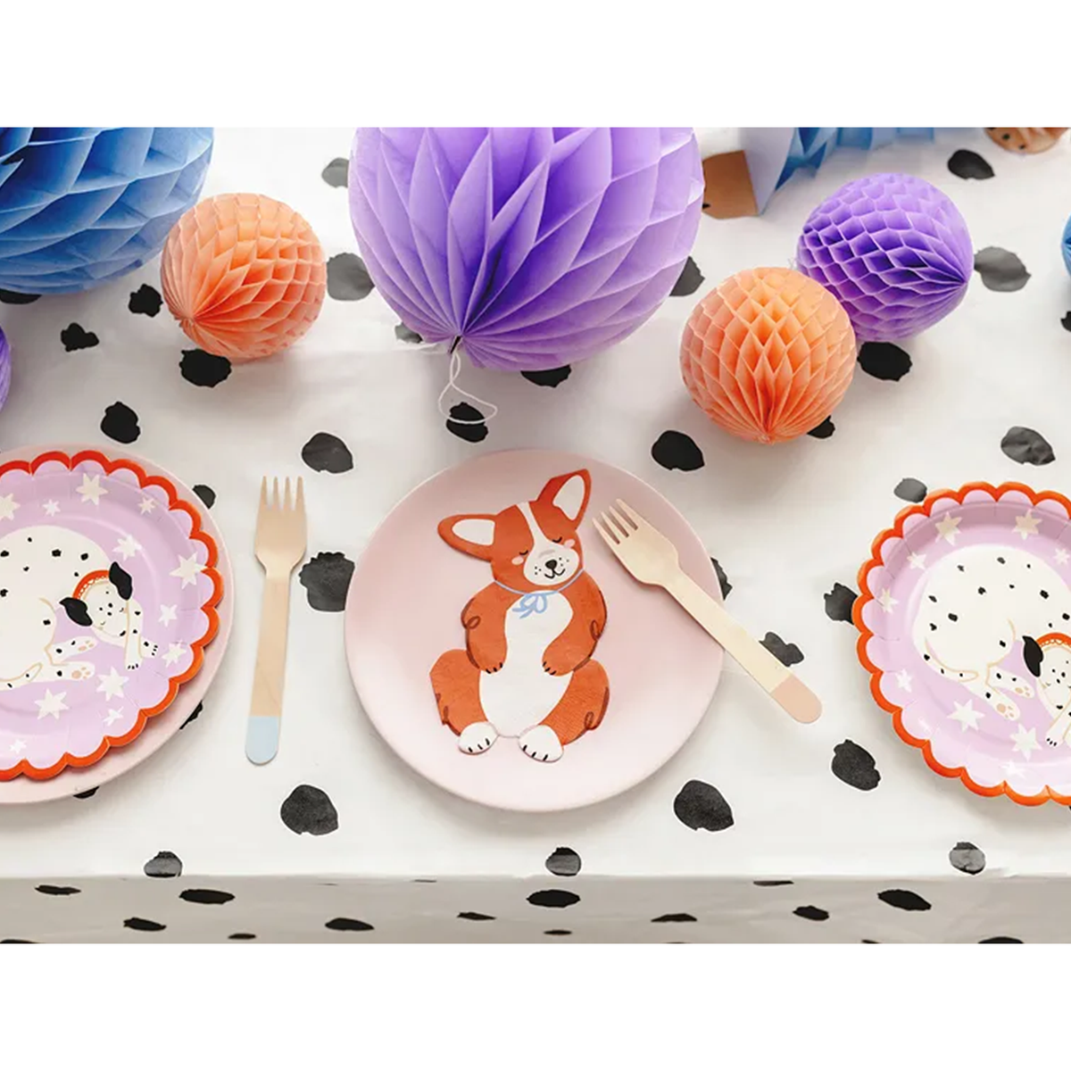 1 nappe en papier - Dog Dots