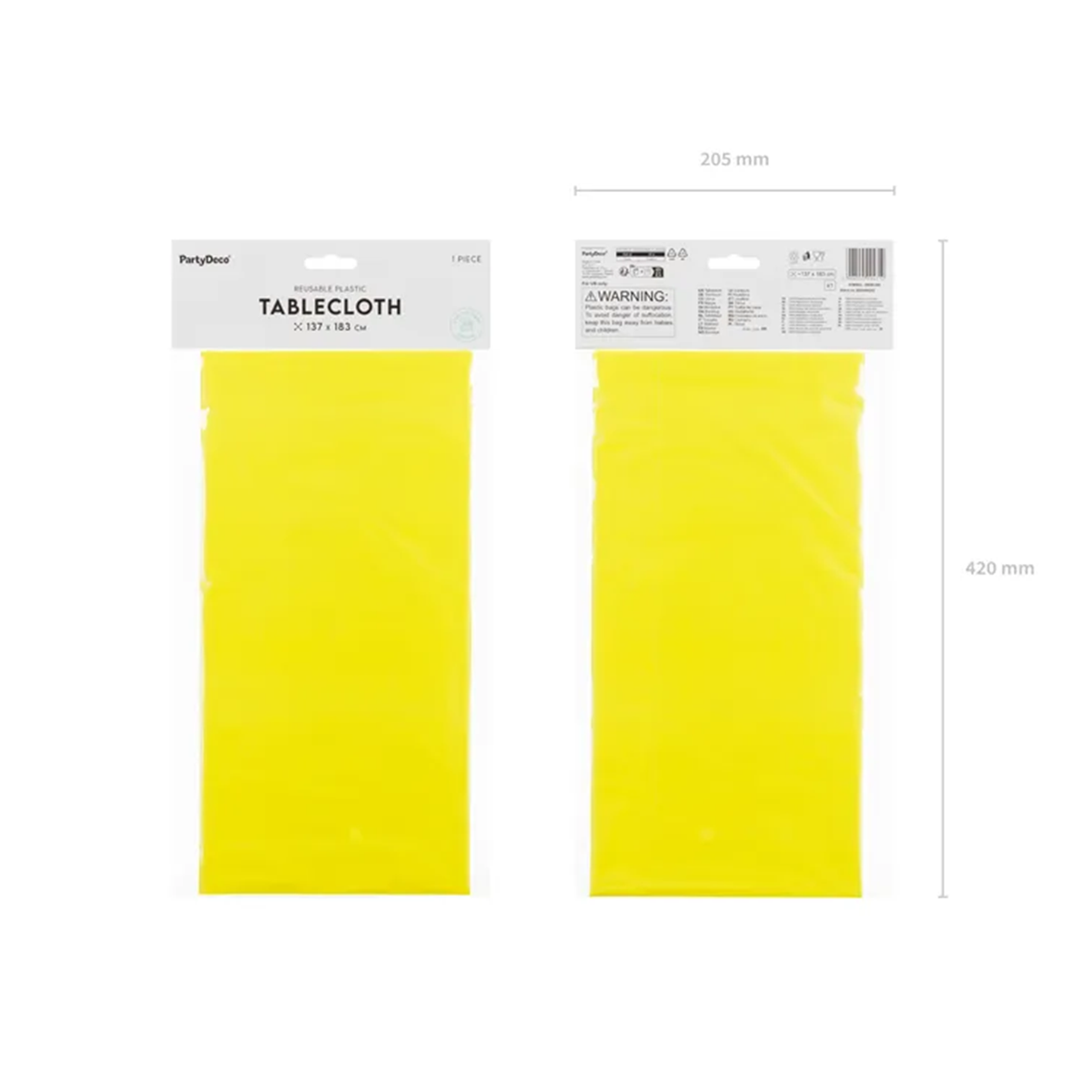 1 nappe - jaune
