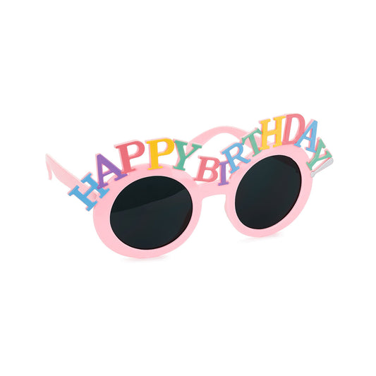 1 Paire - Lunettes Happy Birthday - Rose