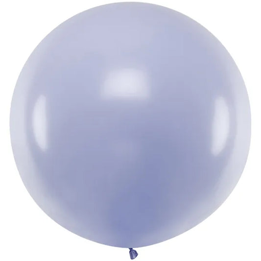 1 reuzenballon - Ø 1m - pastel - lavendel