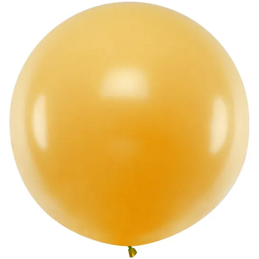 1 Reuzenballon - Ø 1m - Metallic - Goud