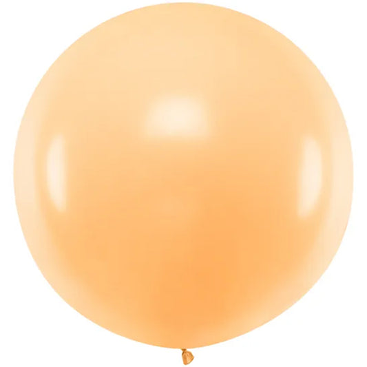 1 Reuzenballon - Ø 1m - Pastel - Perzik