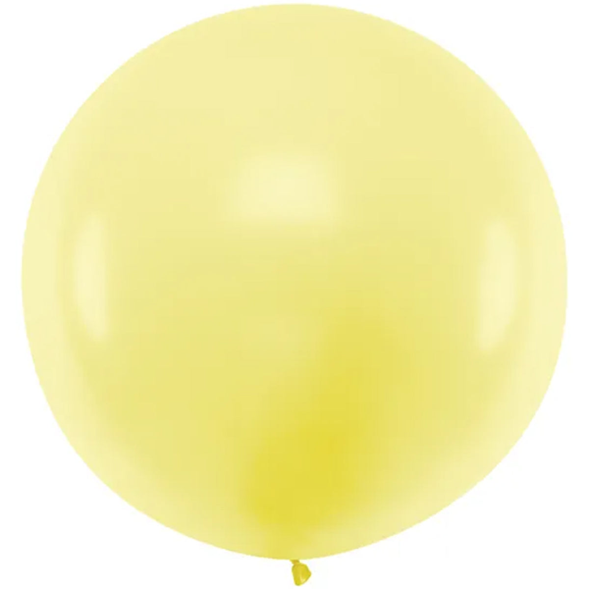 1 ballon géant - Ø 1m - Pastel - Jaune