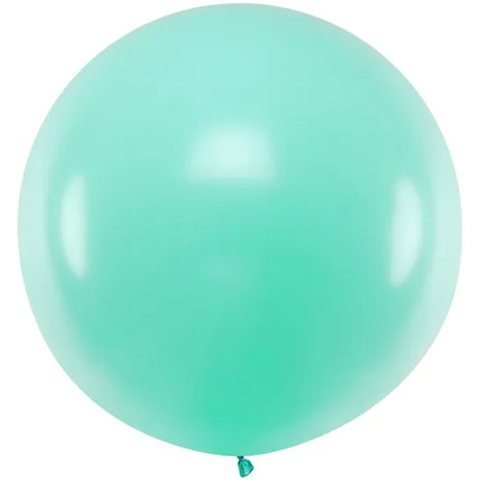 1 reuzenballon - Ø 1m - pastel - mint