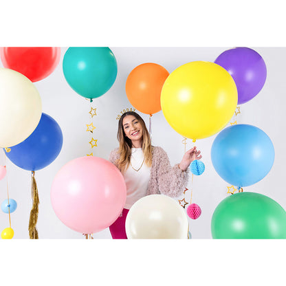 1 reuzenballon - Ø 60 cm - pastel bordeaux