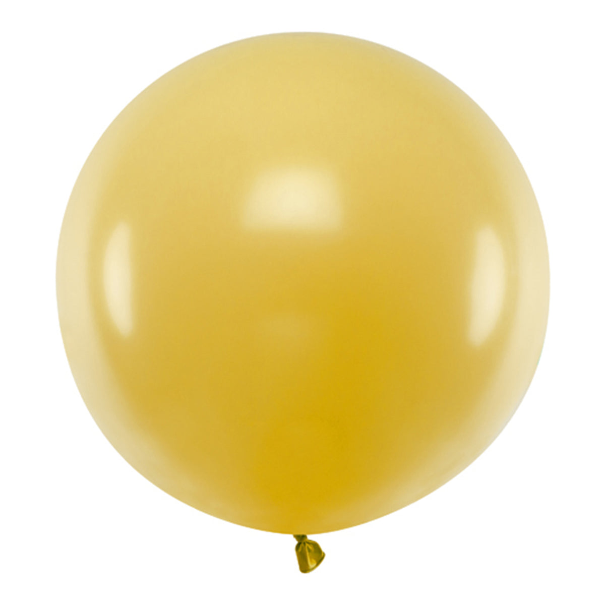 1 Ballon géant - Ø 60cm - Métallisé - Or