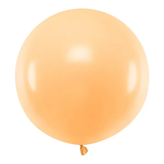1 ballon géant - Ø 60cm - Pastel - Pêche