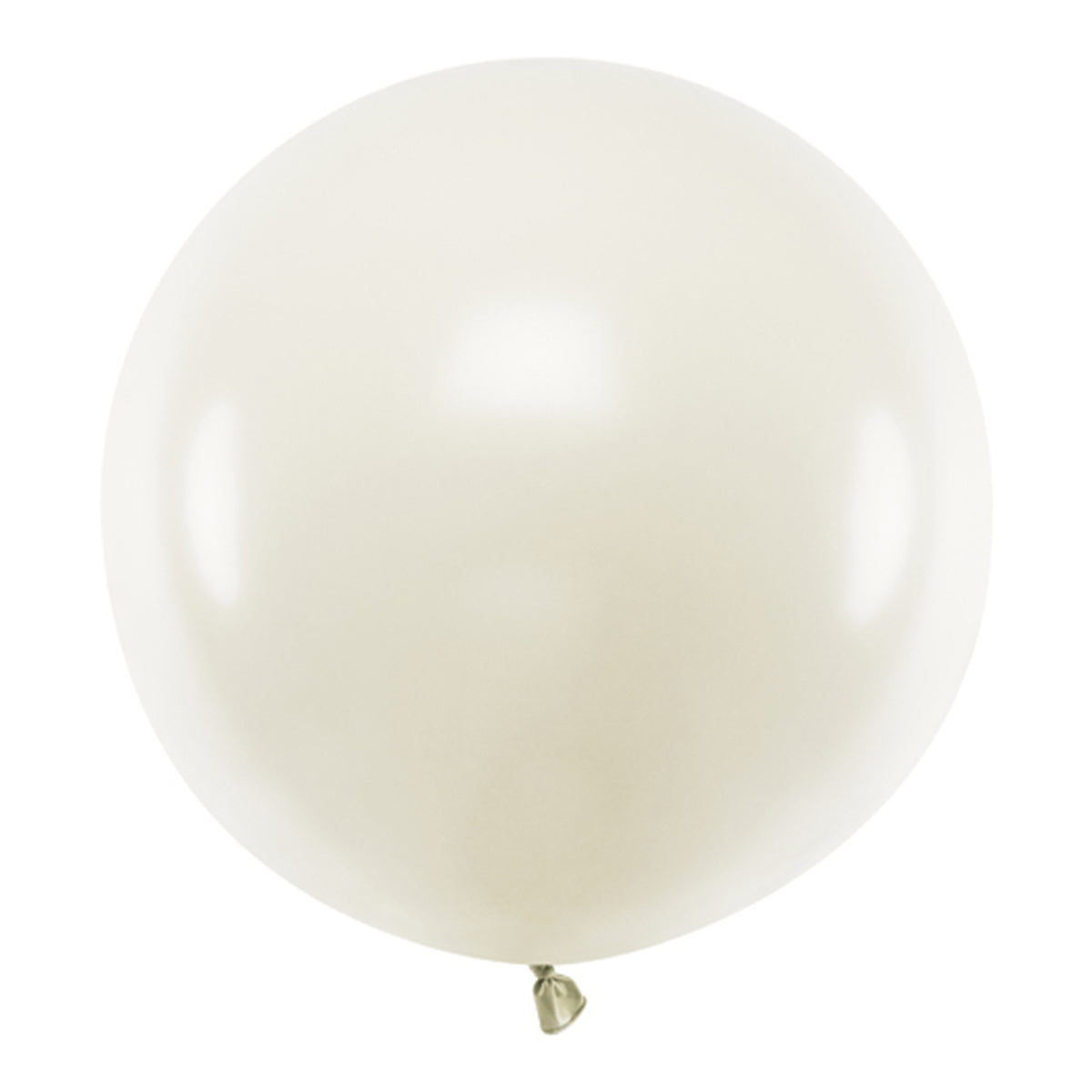 1 reuzenballon - Ø 60cm - pastel - lichtcrème