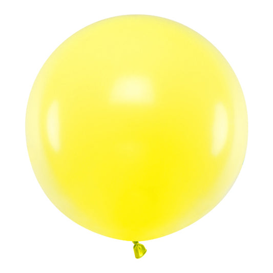 1 Ballon géant - Ø 60cm - Pastel - Lemon Zest