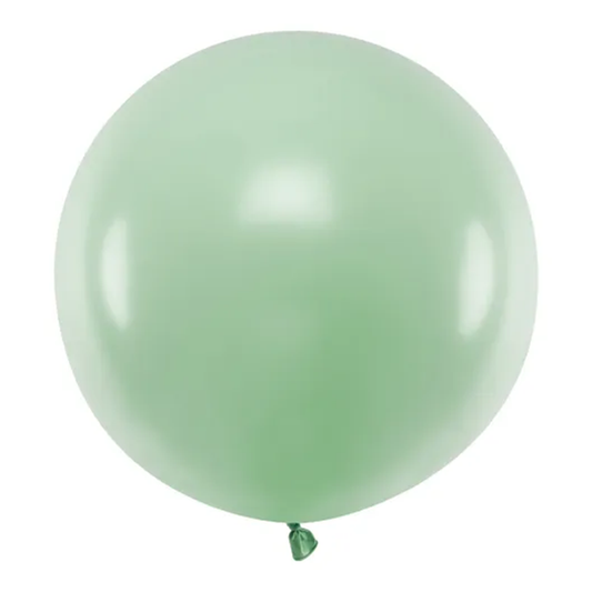 1 Reuzenballon - Ø 60cm - Pastel - Pistache