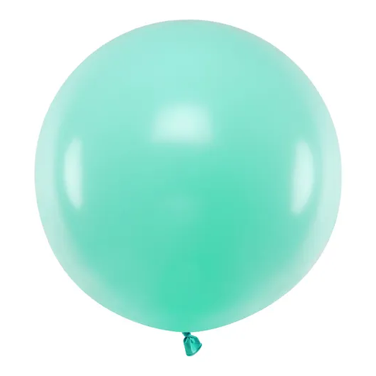 1 Reuzenballon - Ø 60cm - Pastel - Mint