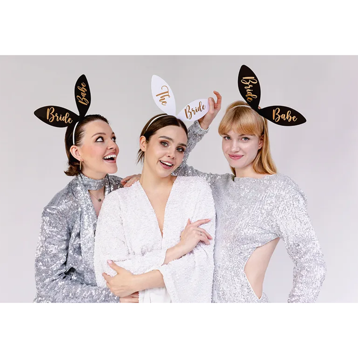 6 serre-têtes - Bride Squad - Noir