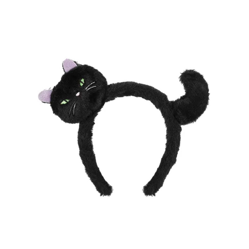 1 Katten-haarband - Zwart