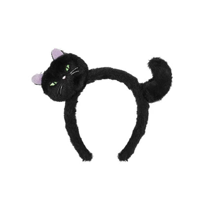 1 Katten-haarband - Zwart