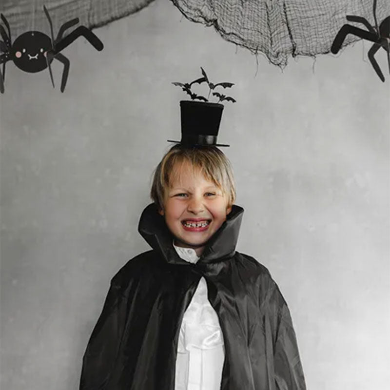 1 Cylindre - Bandeau avec chauves-souris - Noir