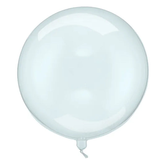 1 ballon orb - Bleu transparent