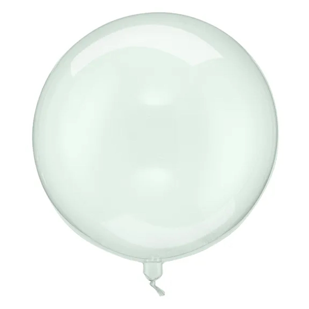 1 ballon sphérique - Vert transparent