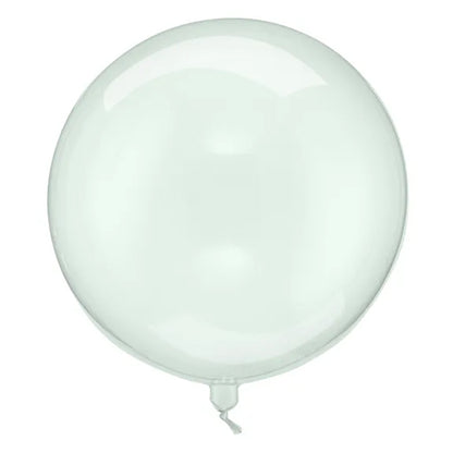 1 ballon sphérique - Vert transparent