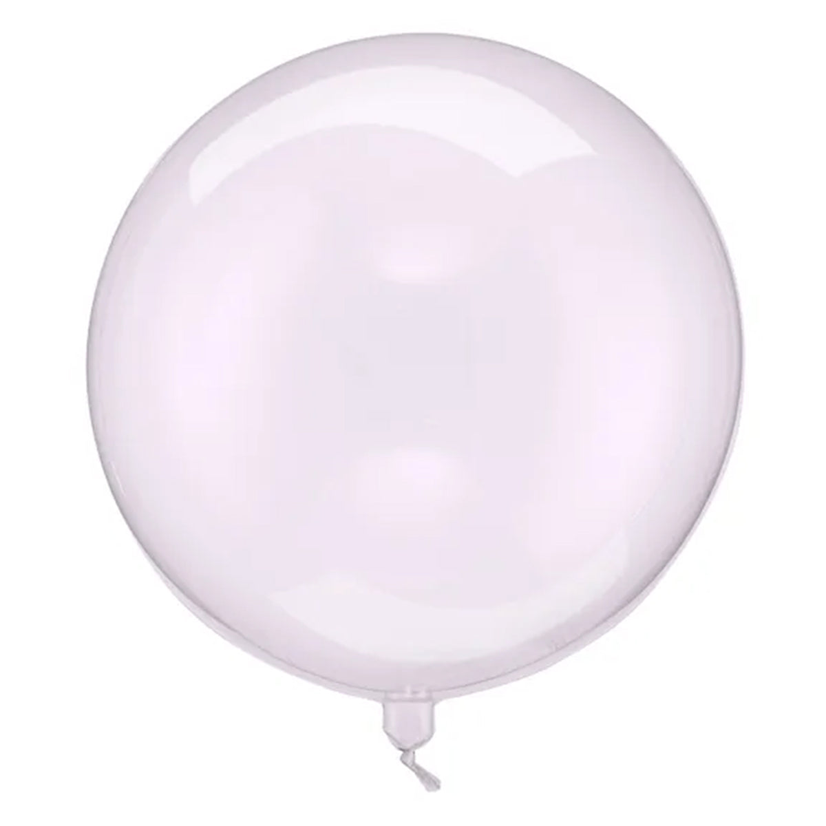 1 Kogelballon - Transparant Paars