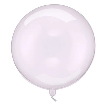 1 Kogelballon - Transparant Paars