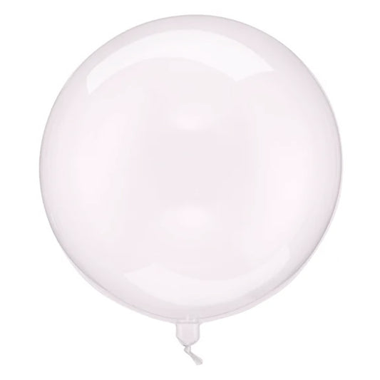 1 ballon bulle - Rose transparent