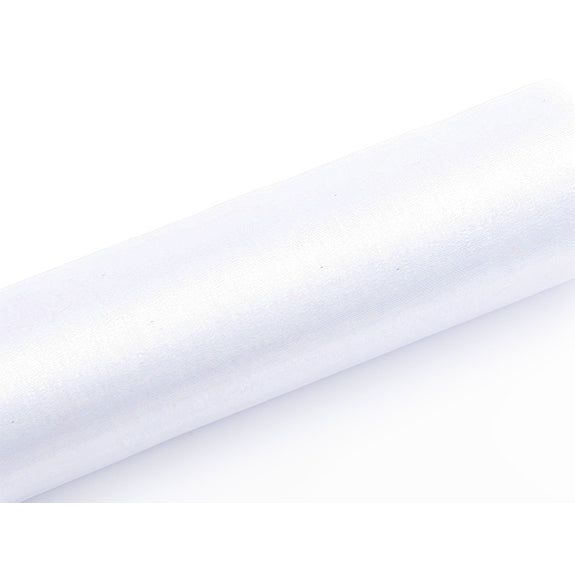 1 Tissu organza - 16cm - Blanc