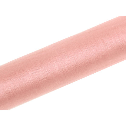 1 tissu organza - 16cm - Blush