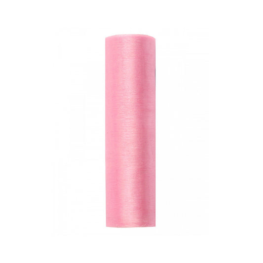 1 tissu d'organdi - 16 cm - rose