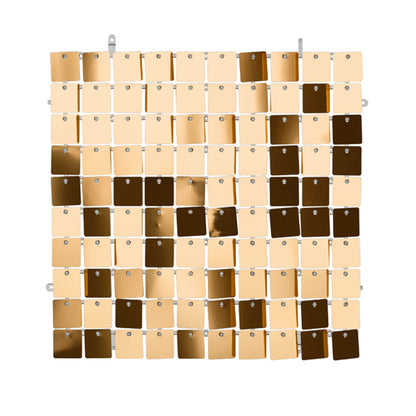 1 fond de paillettes - 30x30cm - Cuivre