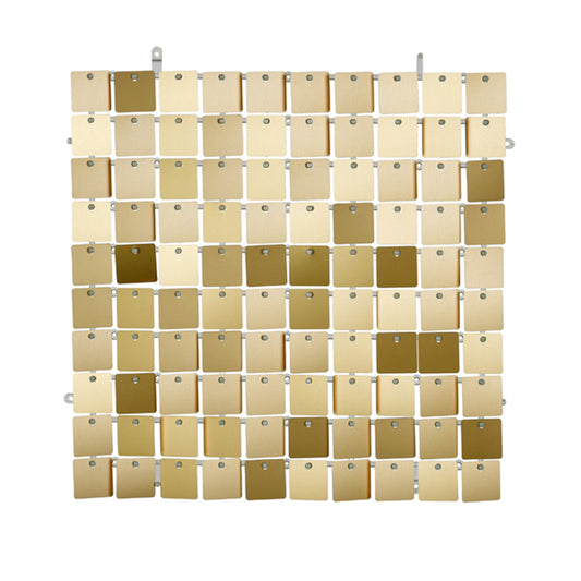 1 Pailletten achtergrond - 30x30cm - lichtgoud