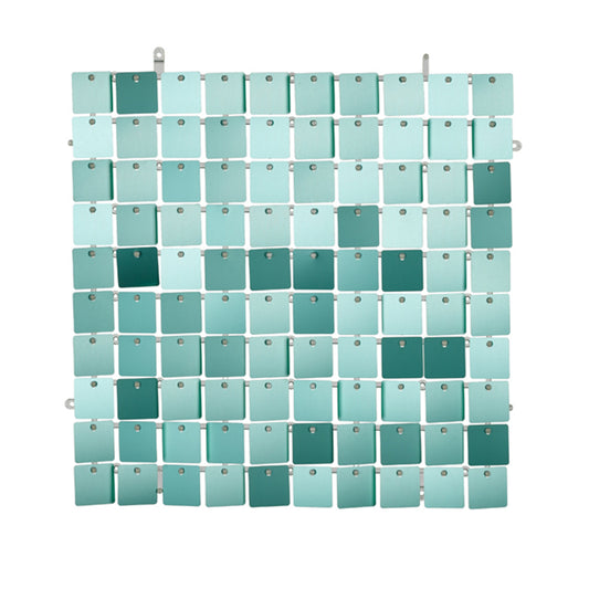 1 Pailletten achtergrond - 30x30cm - Turquoise