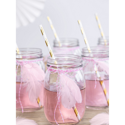 3g Decoratieve veren - Roze