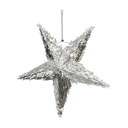 1 Opvouwbare Piñata - Ster Zilver