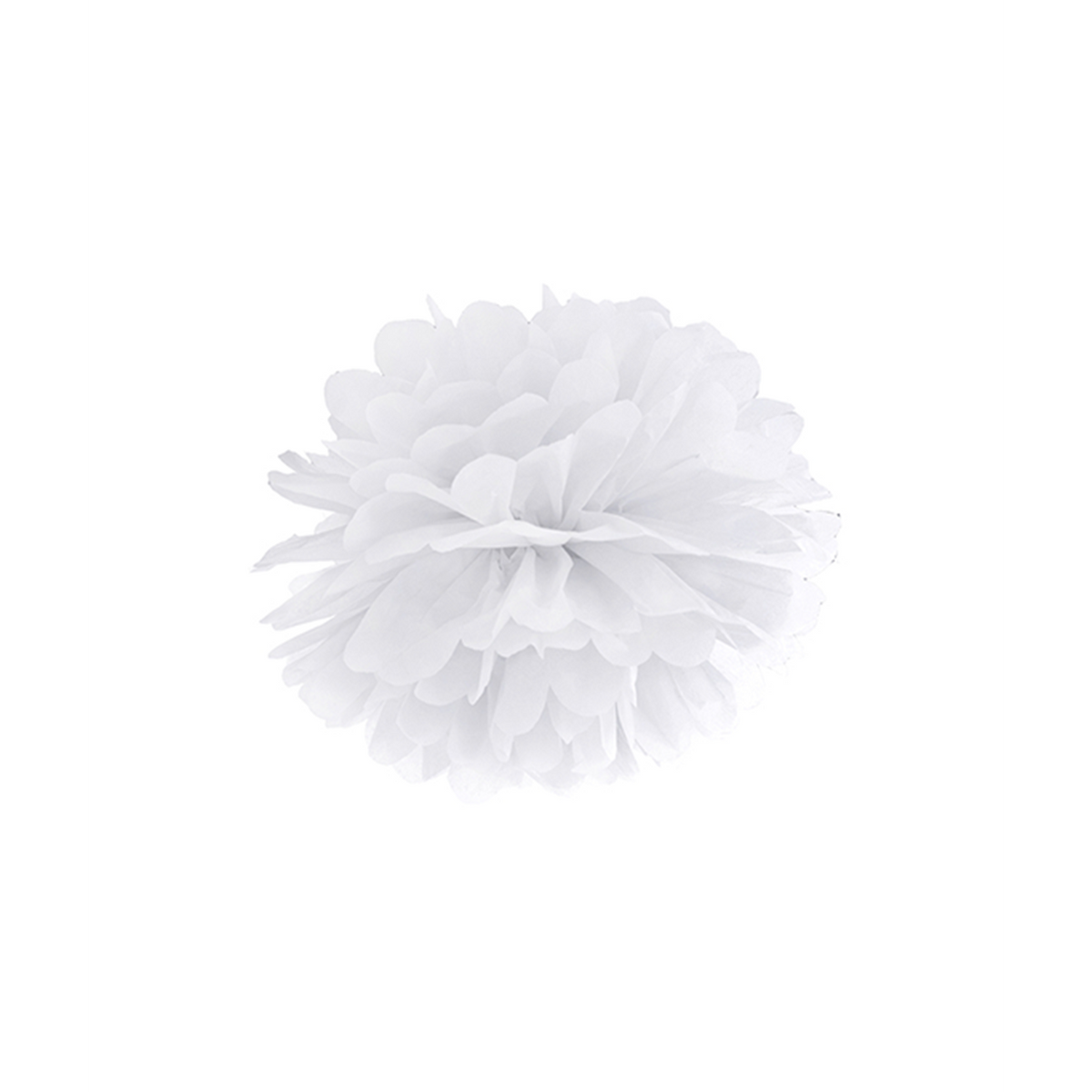 1 Pompom - Ø 25cm - Wit