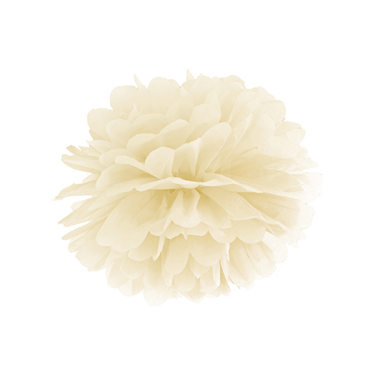 1 pompon XL - Ø 35 cm - Crème