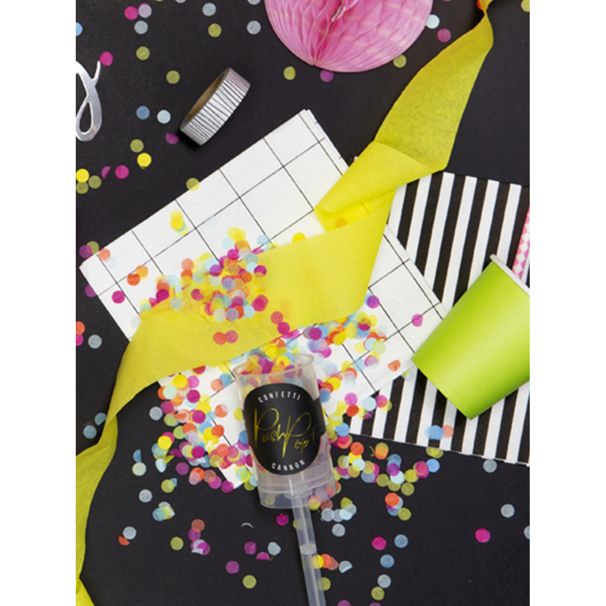1 Confetti Push Pop - Kleurrijk