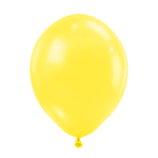 50 ballons de baudruche – Ø 30 cm – Jaune