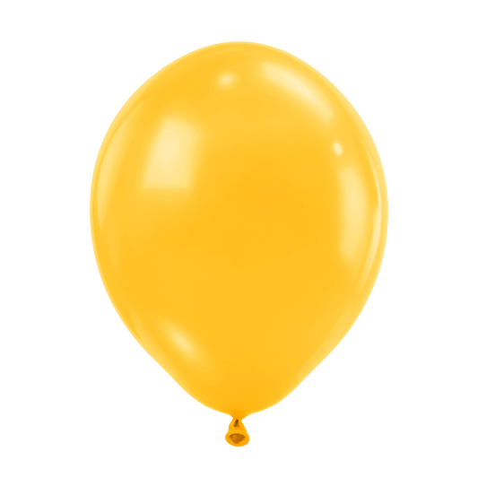 50 ballons de baudruche - Ø30 cm - jaune miel