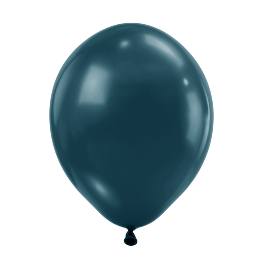 50 ballons de baudruche - Ø30 cm - Bleu sarcelle profond