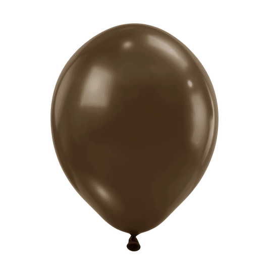 50 ballons de baudruche - Ø30 cm - Brun Chocolat