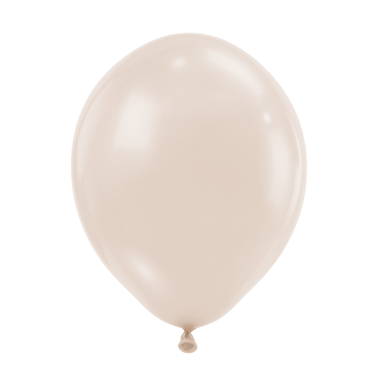 50 ballons de baudruche - Ø30 cm - Crème pastel "Dusk"