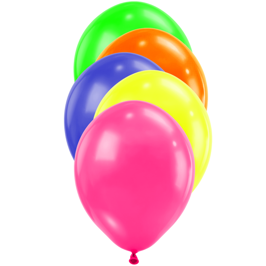 50 Ballons - Ø30 cm - Néon Assortis