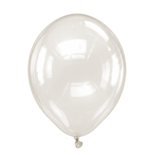 50 ballonnen - Ø30 cm - Crystal - Transparant