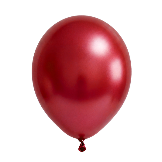 50 ballons de baudruche - Ø30 cm - Rouge métallisé