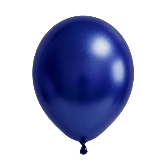 50 ballons de baudruche - Ø30 cm - Bleu Métallique