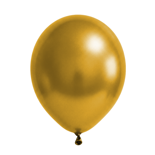 50 ballons de baudruche - Ø30 cm - Or métallisé