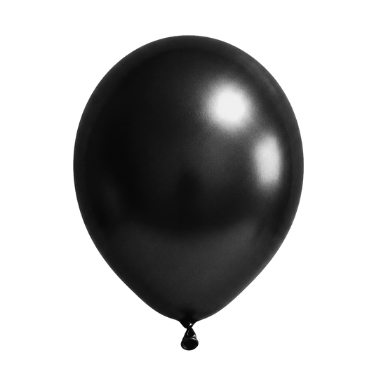 50 ballons - Ø30 cm - Noir Métallisé