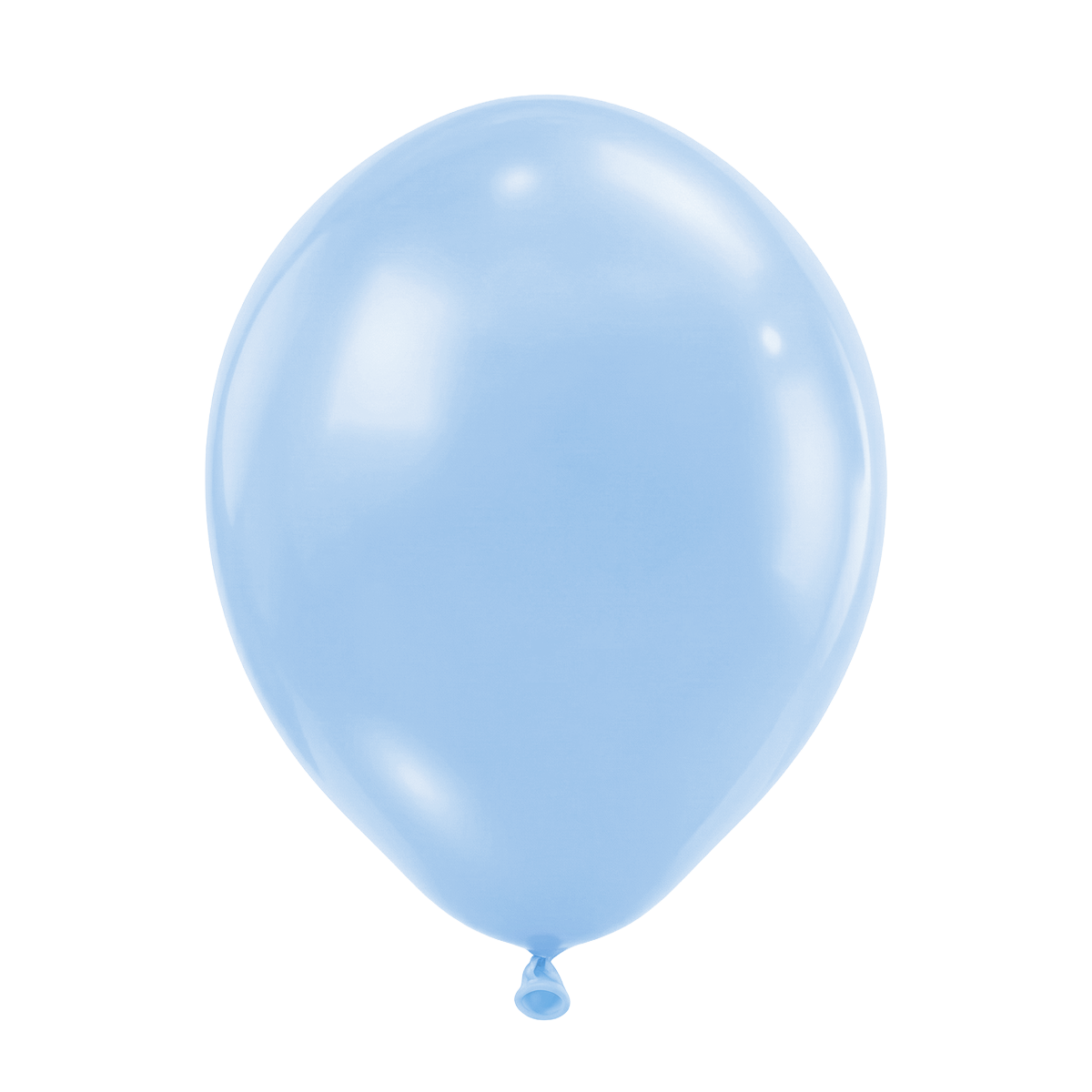 50 ballons de baudruche - Ø30 cm - bleu pastel mat