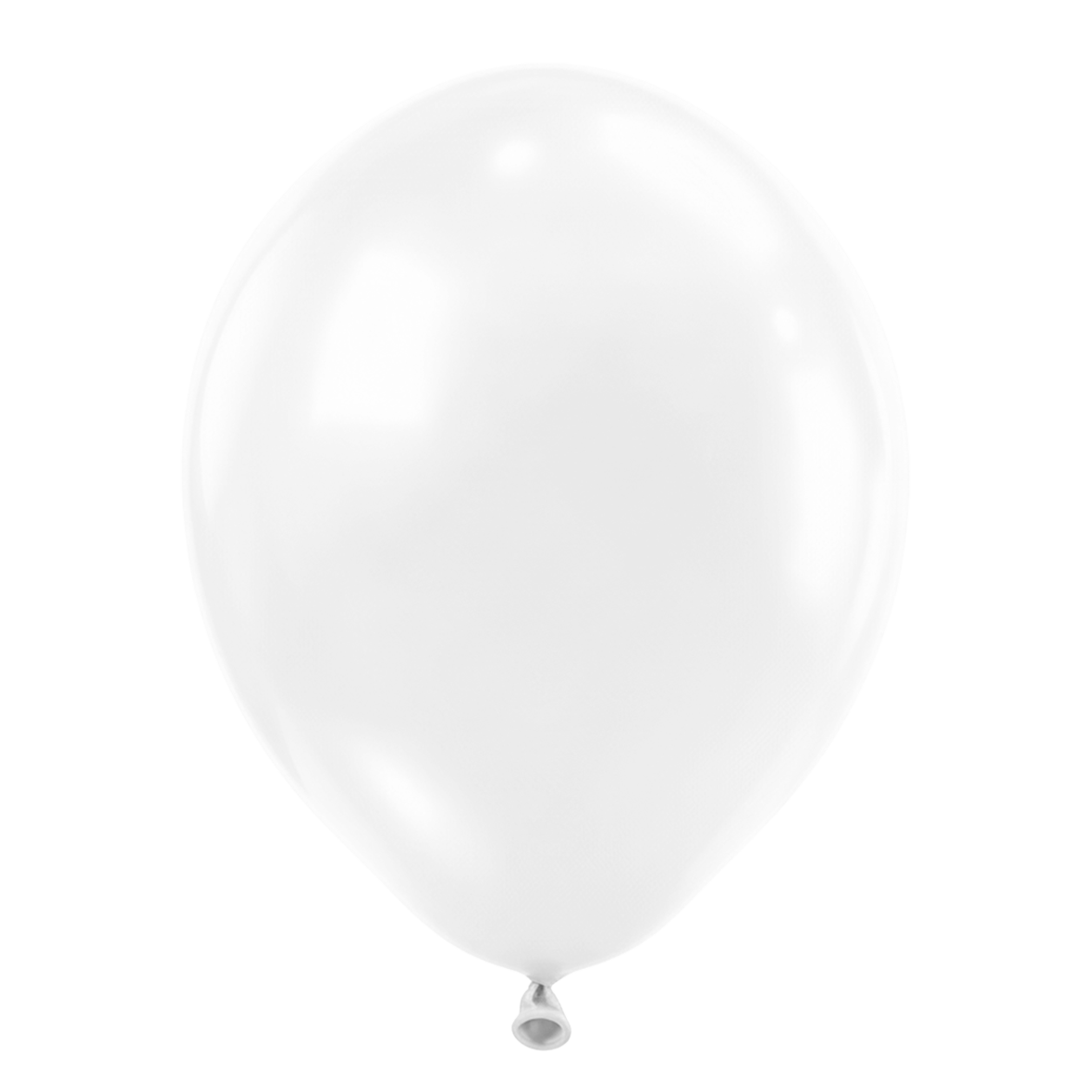 25 ballons de baudruche - Ø46 cm - Blanc
