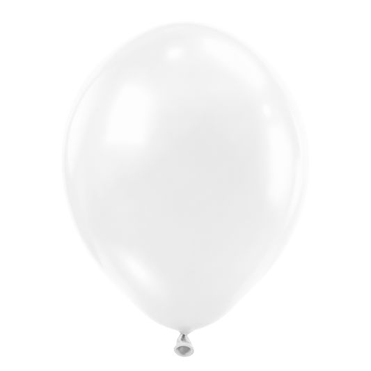 25 ballons de baudruche - Ø46 cm - Blanc
